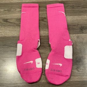 Large, Nike Elite Breast Cancer socks